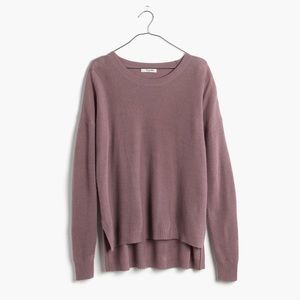 Madewell Warmlight Lilac Purple Pullover Sweater
